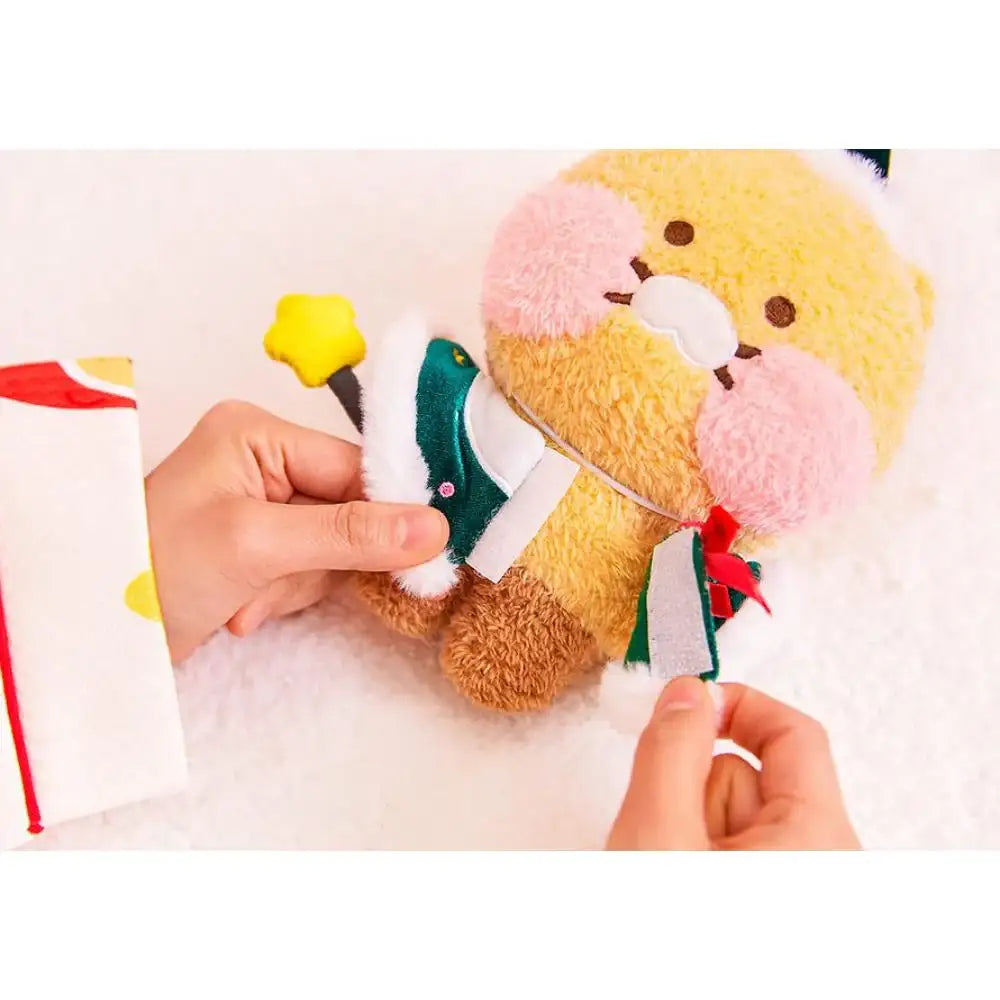 Kakao Friends - Merry Christmas Cape & Hat Fossil Doll Costume - Kakao Friends - doll costume - Harumio