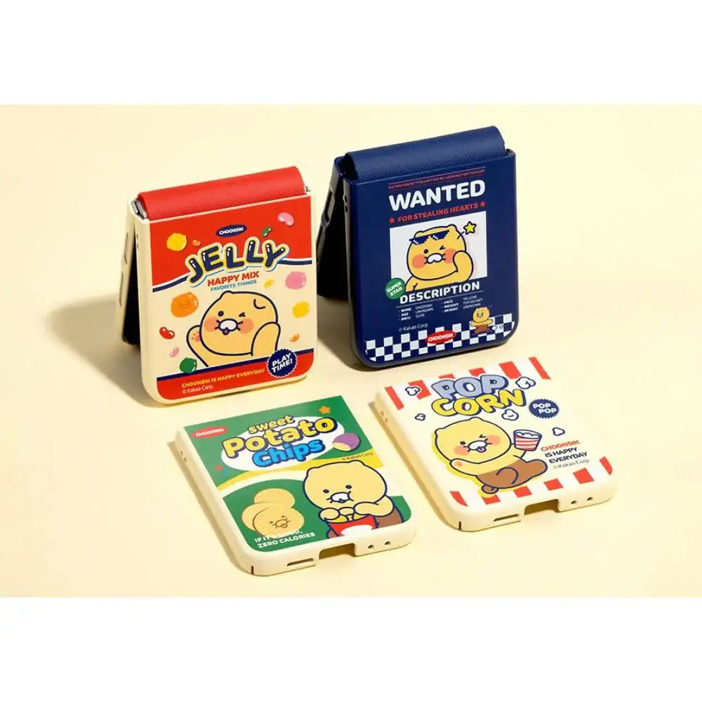 Kakao Friends - Choonsik Snack Magnetic Phone Case (Galaxy Z Flip6) - Kakao Friends - Phone Case - Harumio