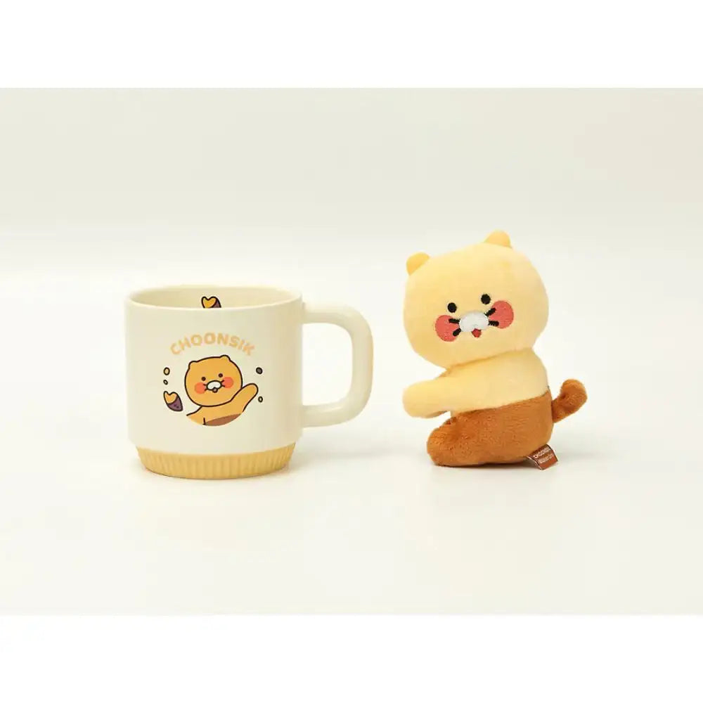 Kakao Friends - Choonsik Hug Mug & Doll Set - Kakao Friends - Mug - Harumio
