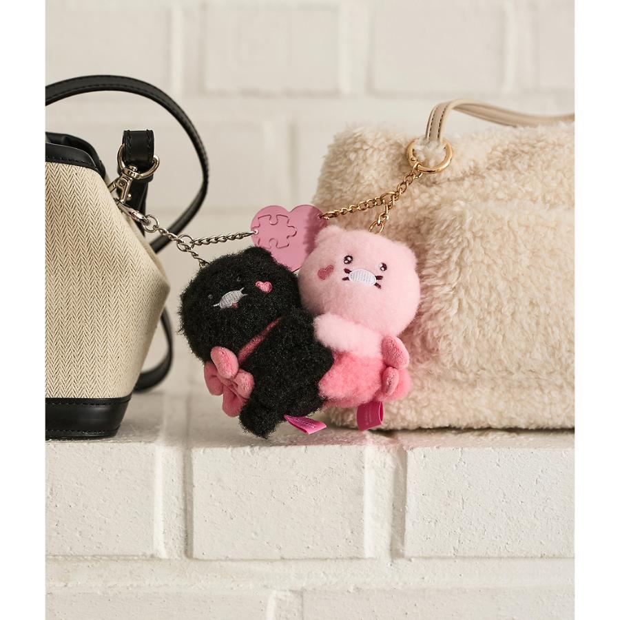 Kakao Friends - Black Choon Magnet Doll Keyring Set (Choonsik)
