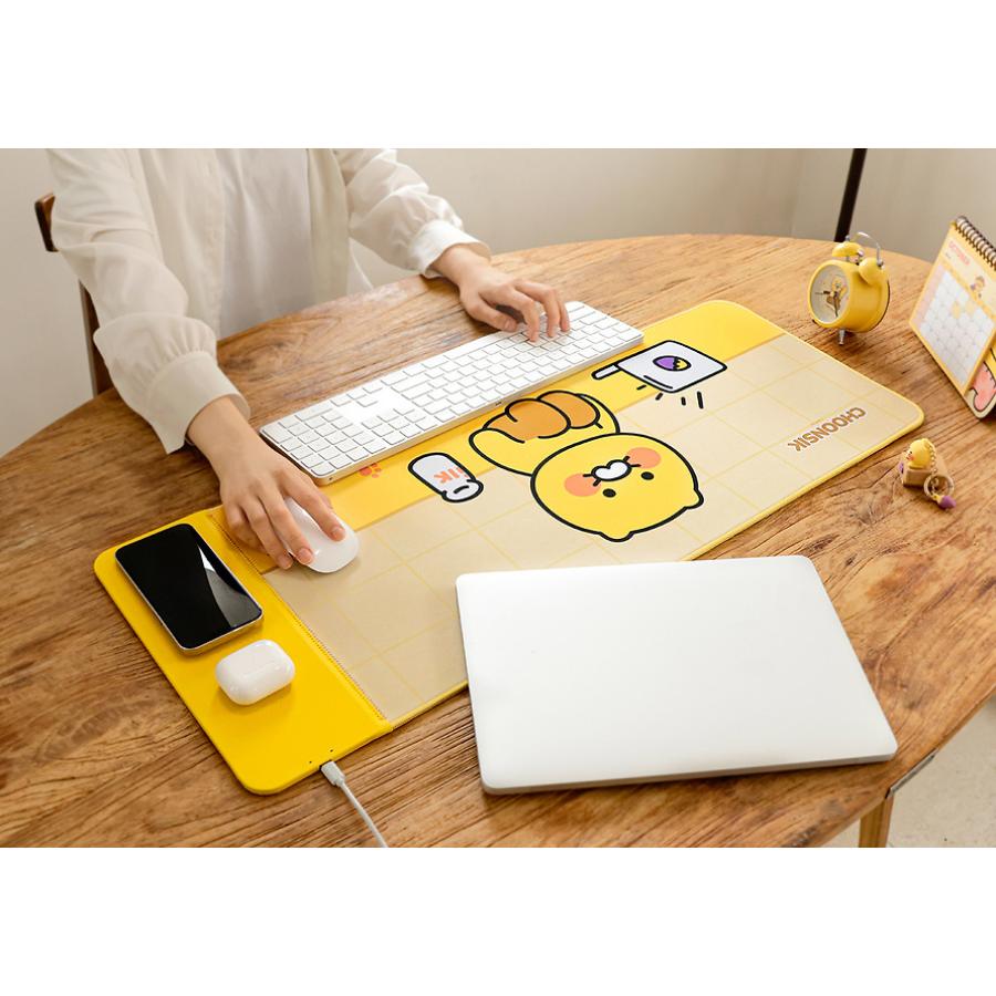 Kakao Friends - Wireless Charging Desk Pad (Choonsik)