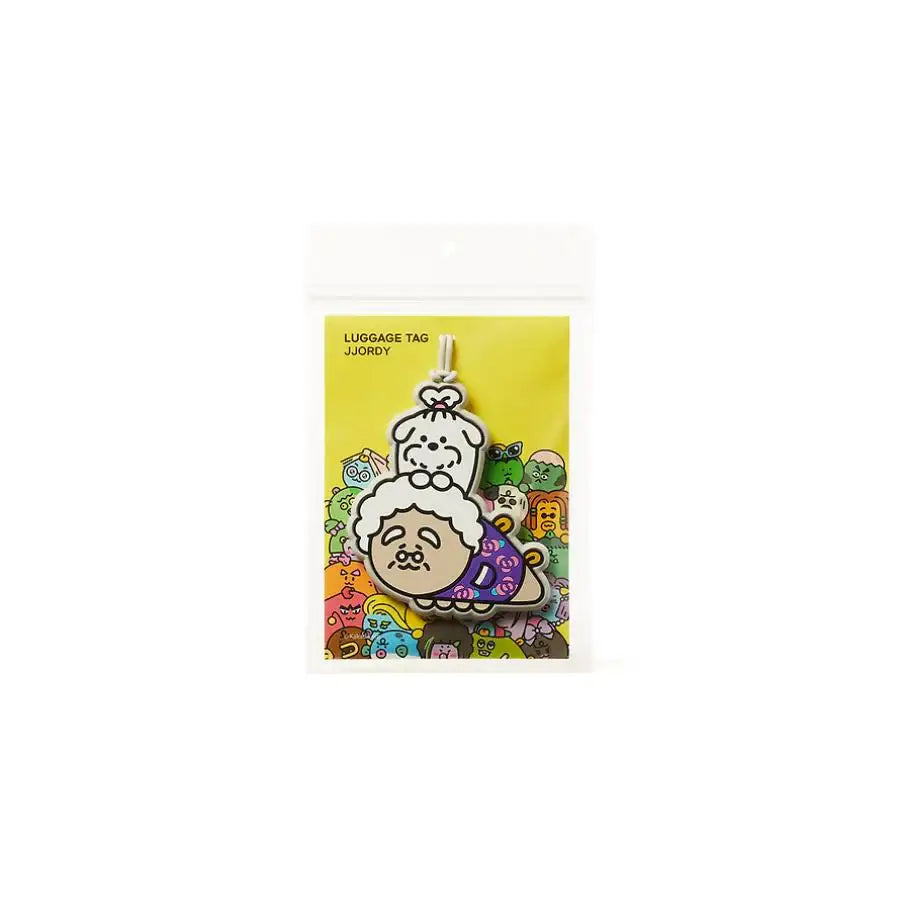 Kakao Friends - Jjordy Silicone Luggage Tag (Halmi-jjo) - Kakao Friends - luggage tag - Harumio