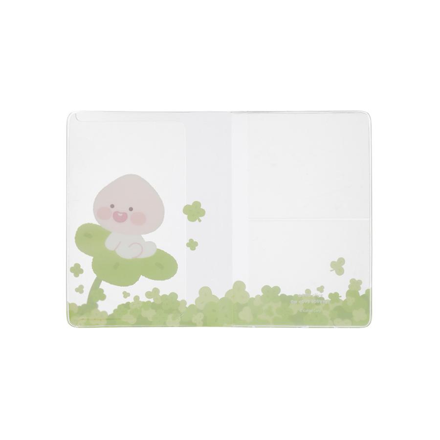 Kakao Friends - Four-leaf Clover Little Apeach Passport Case