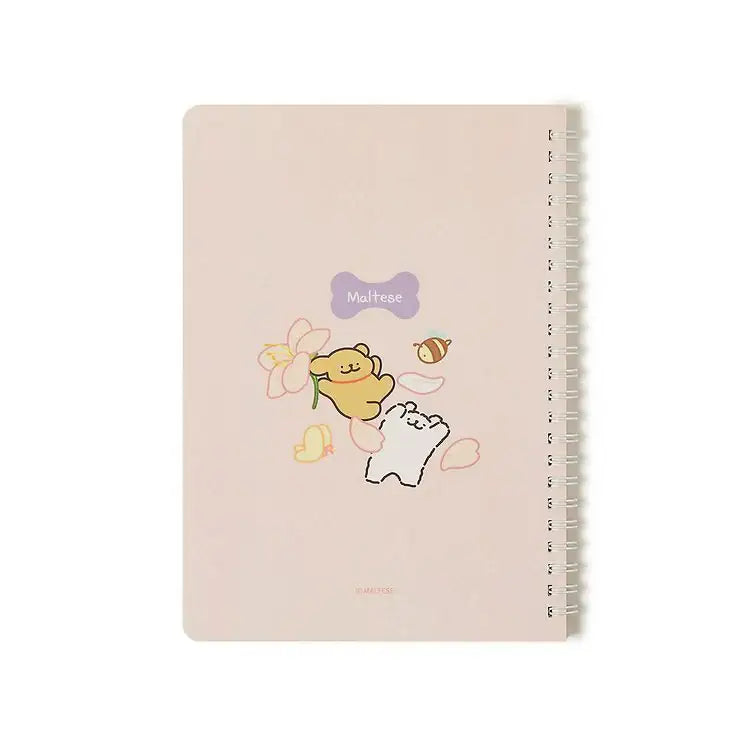 Kakao Friends - Maltese Cherry Blossom String Notebook - Kakao Friends - Home & Living, Accessories - Harumio