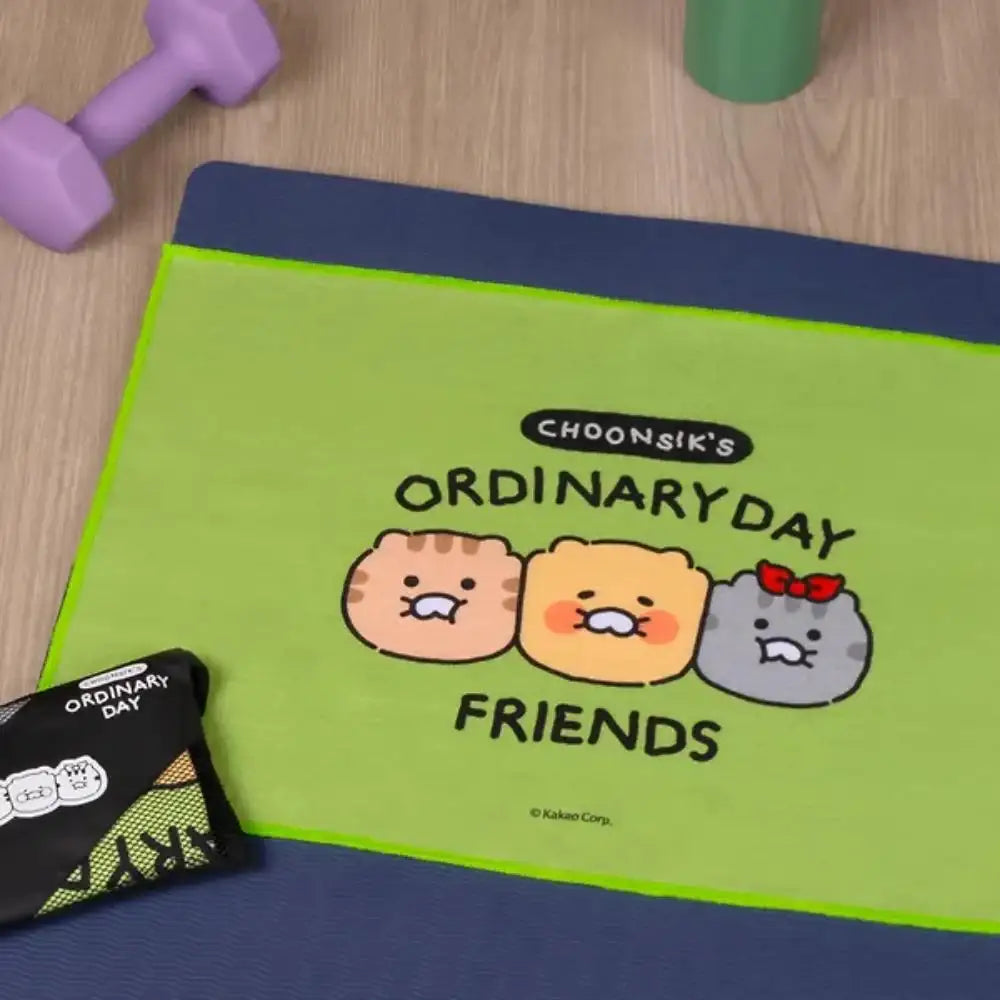 NASSAU x Kakao Friends - Choonsik Daily Yoga Hand Towel - Kakao Friends - Hand towel - Harumio