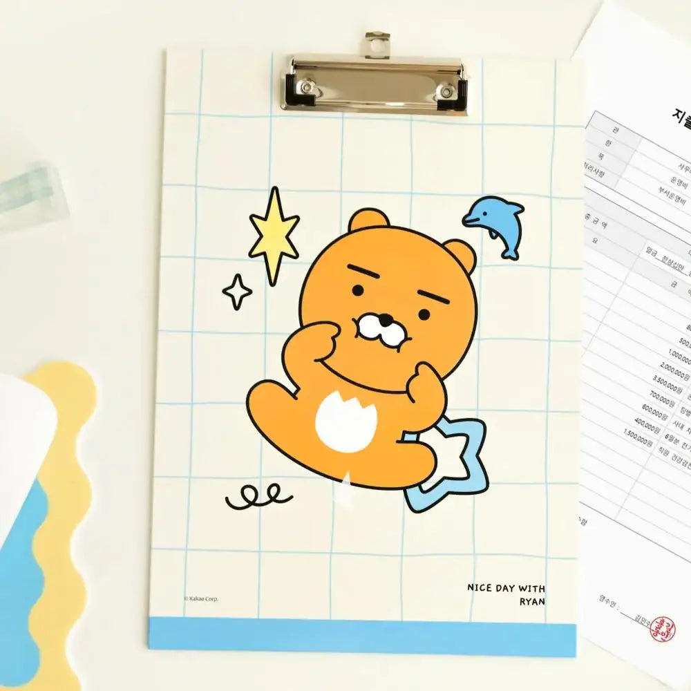 Kakao Friends - Seichee's Friends A4 Clipboard - Kakao Friends - Clipboard - Harumio