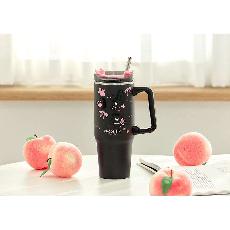 Kakao Friends - Black Choon Magnet Deco Tumbler