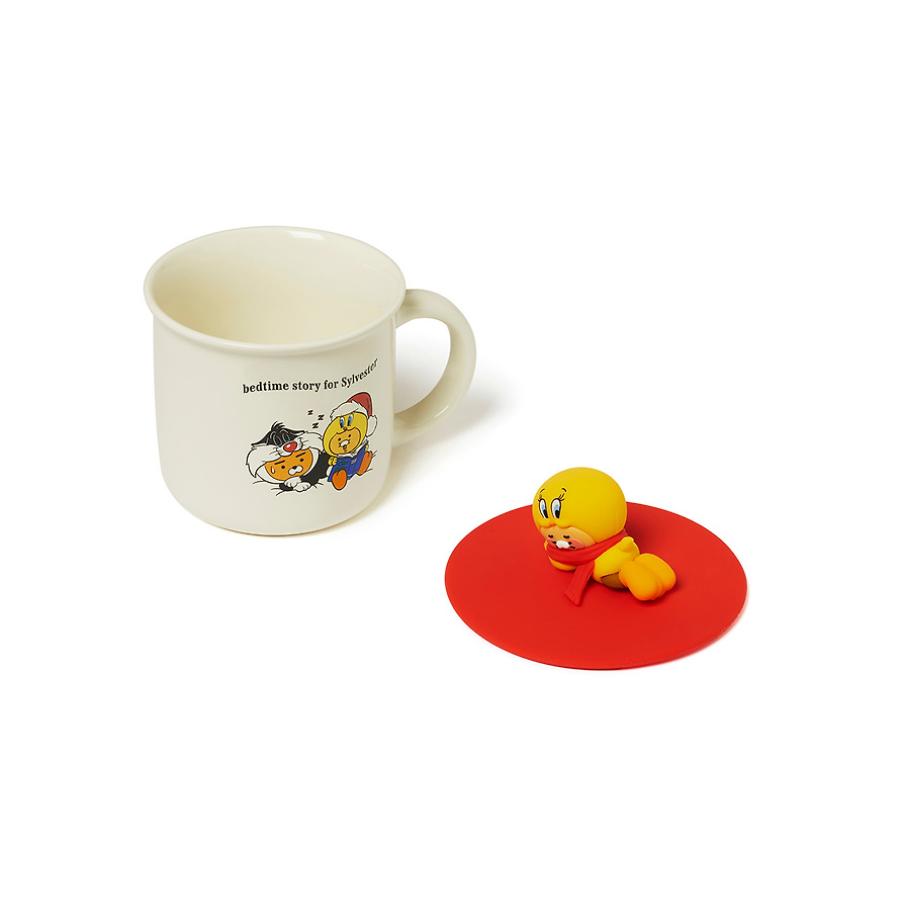 Looney Tunes x Kakao Friends - Little Ryan & Baby Choonsik Mug with Lid Set