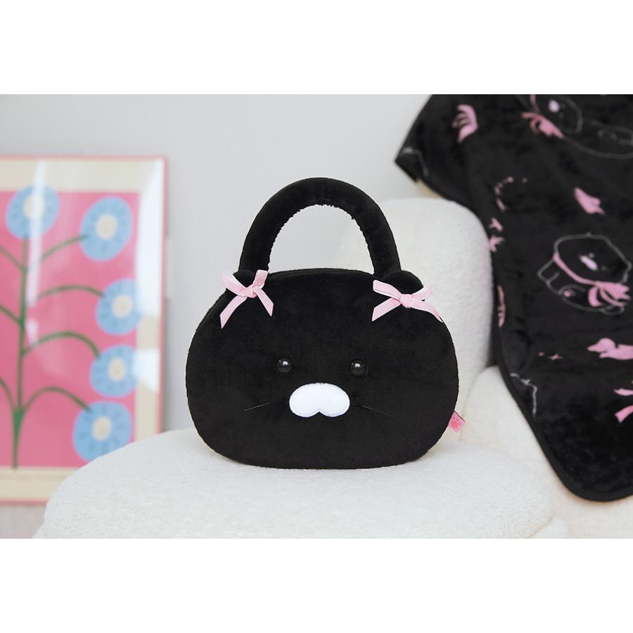 Kakao Friends - Black Choon Pouch Knee Blanket (Choonsik)