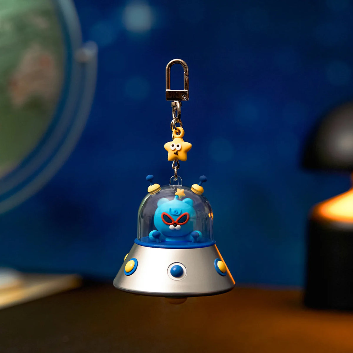 Kakao Friends - Lucky Alien UFO Beam Keyring