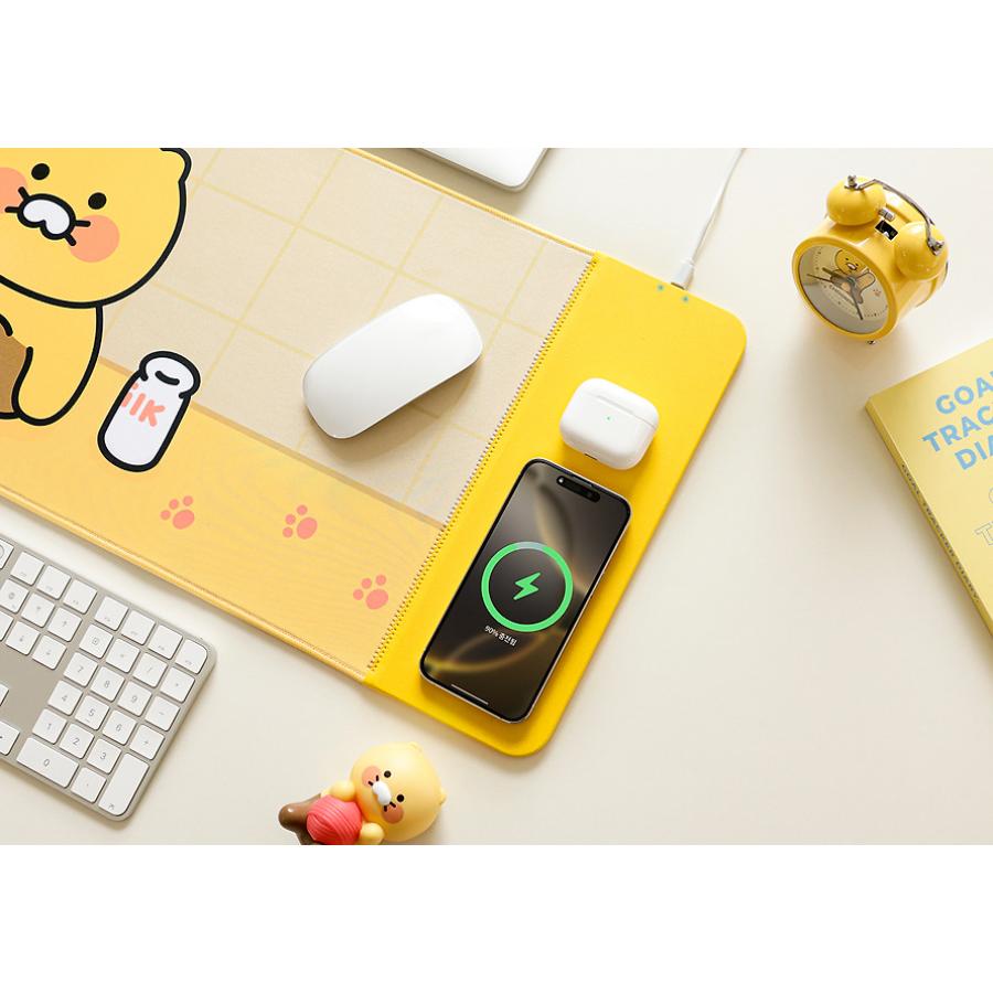 Kakao Friends - Wireless Charging Desk Pad (Choonsik)