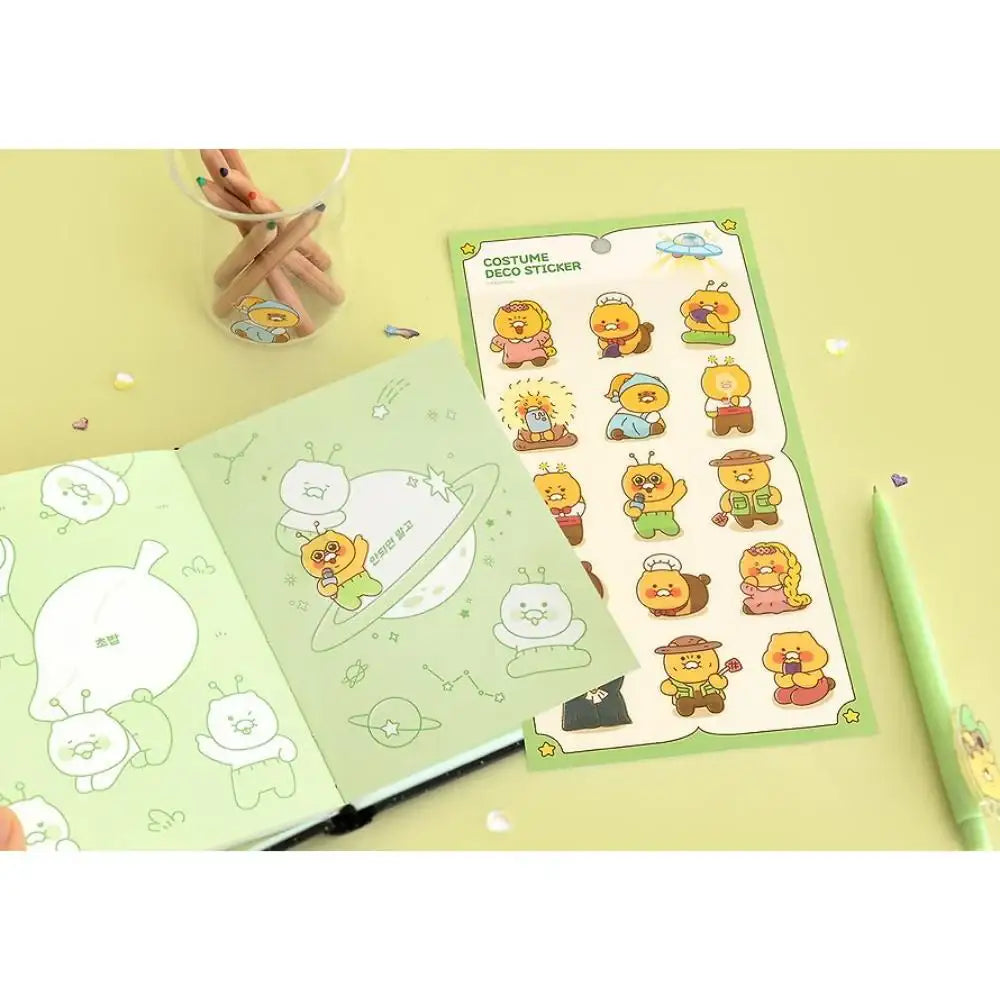 Kakao Friends - Choonsik Starry Sky Costume Deco Sticker - Kakao Friends - Sticker - Harumio