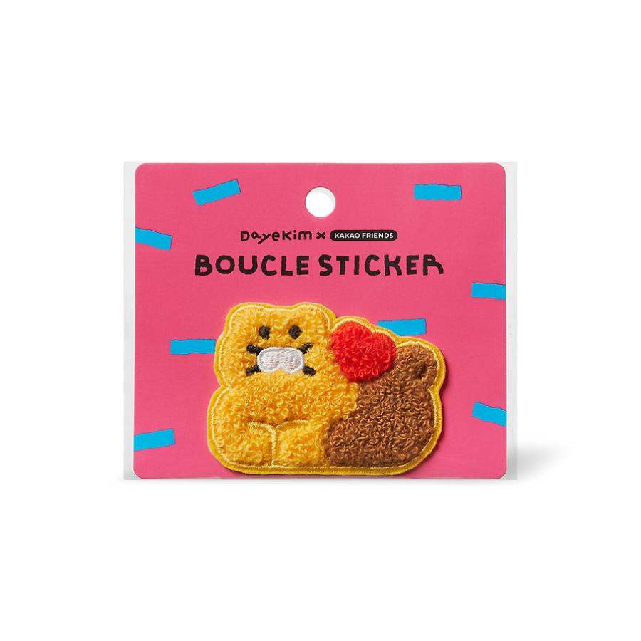 Daye Kim x Kakao Friends - Choonsik Boucle Sticker (Heart) - Daye Kim x Kakao Friends - Sticker - Harumio