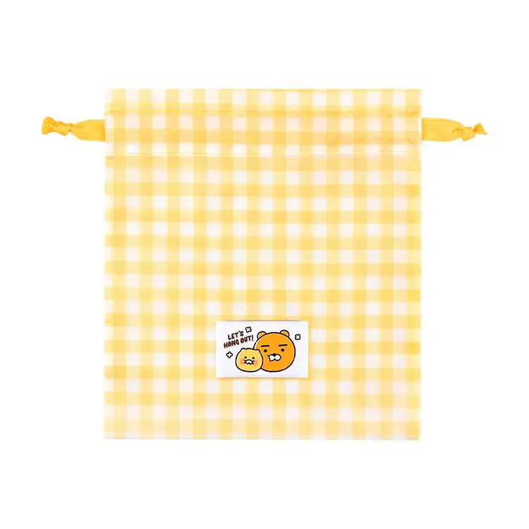 Kakao Friends - Ryan & Choonsik String Travel Pouch - Kakao Friends - Travel Pouch - Harumio