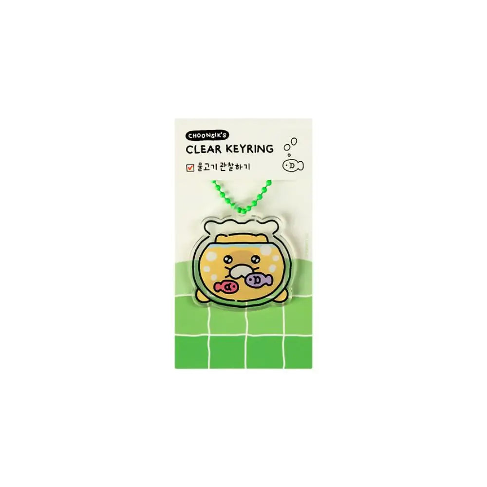 Kakao Friends - Choonsik Clear Acrylic Keyring - Kakao Friends - Acrylic Keyring - Harumio