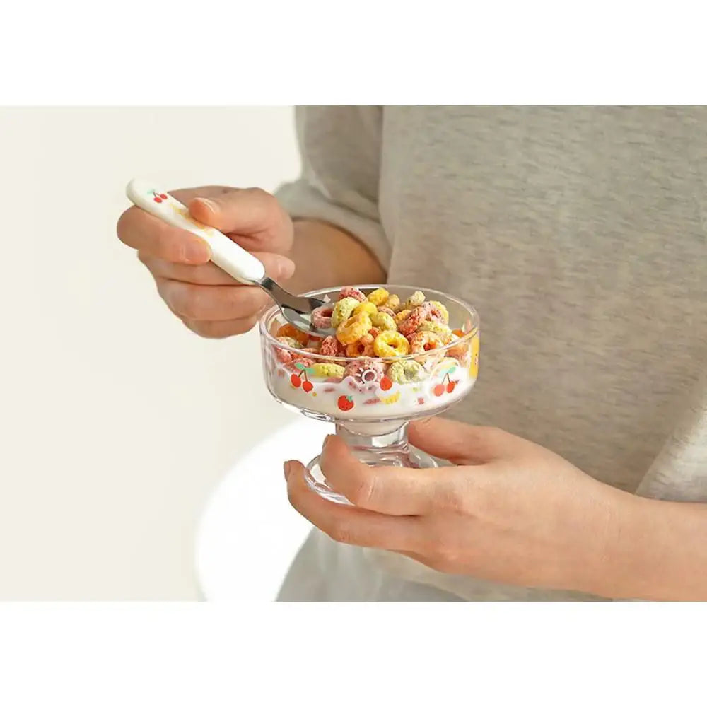 Kakao Friends - Choonsik Ice Cream Bowl & Spoon Set - Kakao Friends - Bowl - Harumio