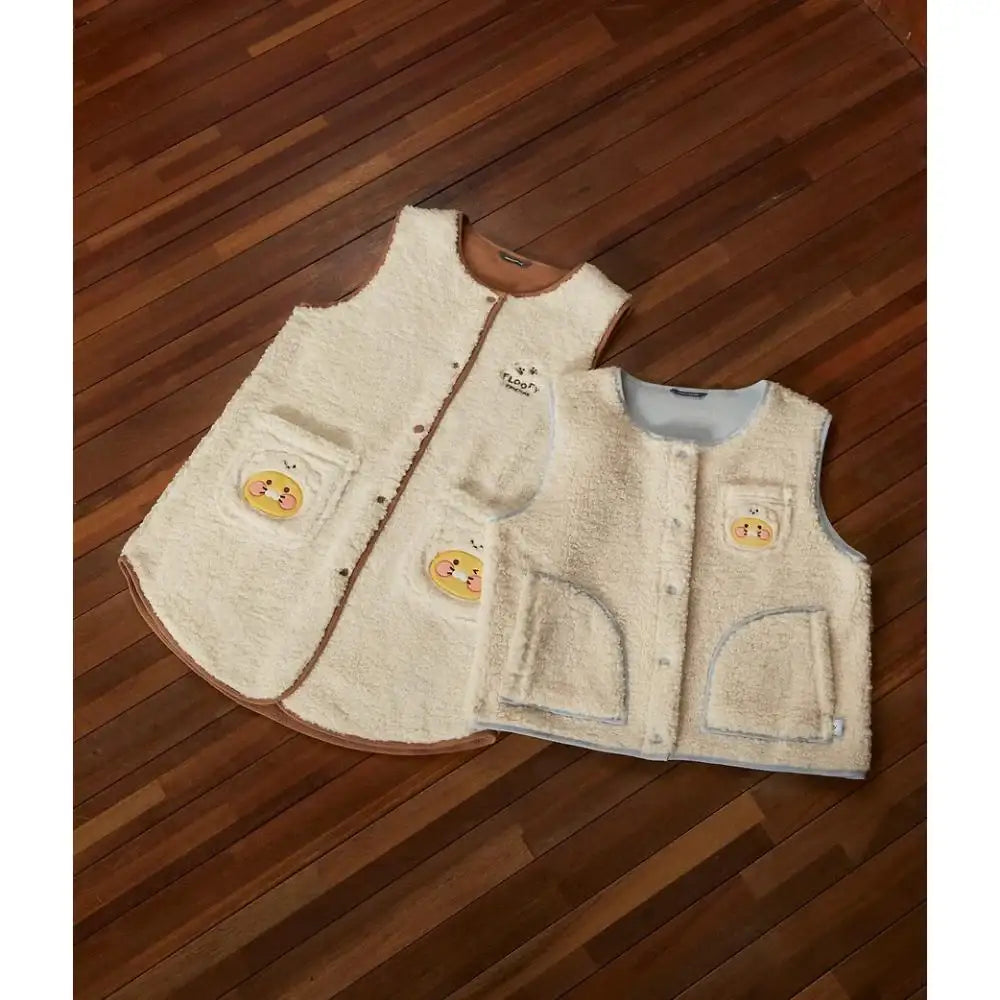 Kakao Friends - Floofy Friends Fleece Vest - Kakao Friends - Vest - Harumio