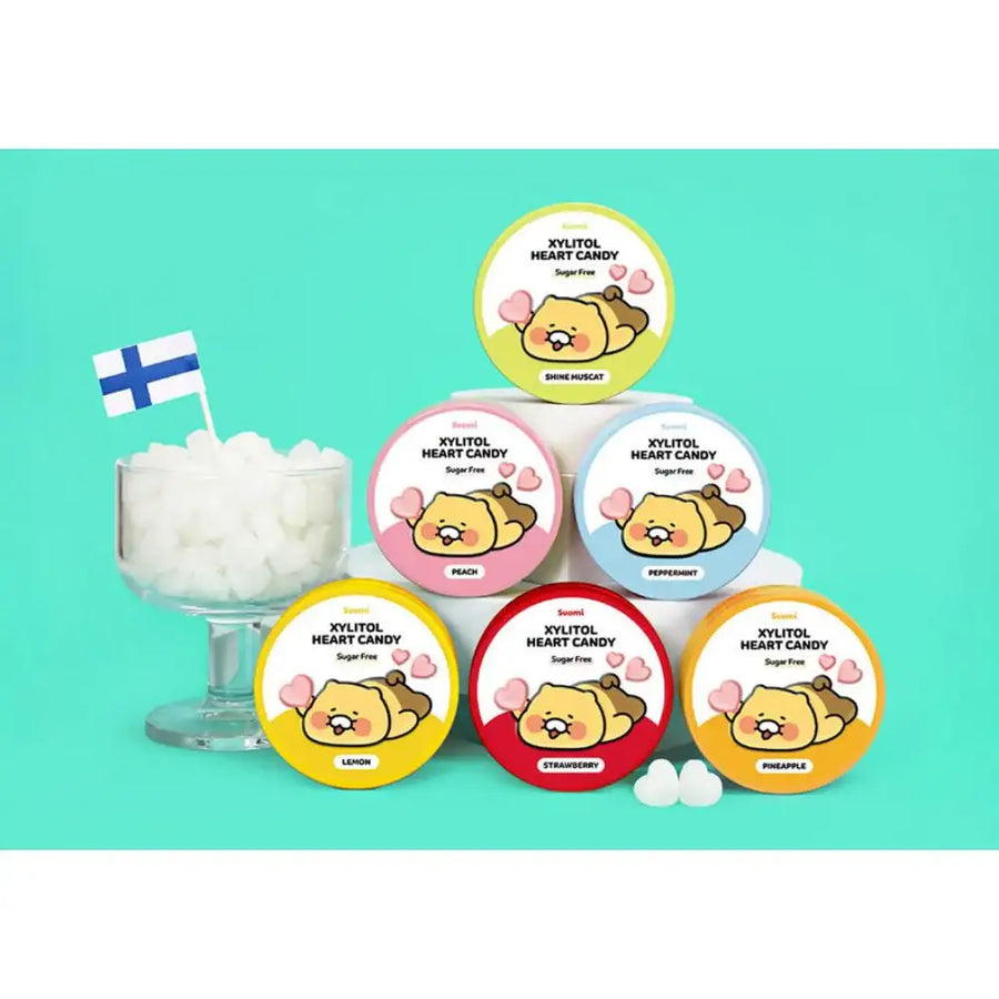 Suomi x Kakao Friends - Xylitol Heart Candy - Kakao Friends - Accessories - Harumio