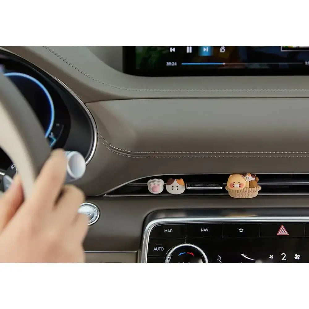 Kakao Friends - Choonsik Car Air Vent Figure Set - Kakao Friends - Figurine - Harumio