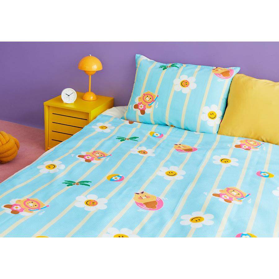 Wiggle Wiggle x Kakao Friends - Choonsik Single Blanket & Pillow Cover - Wiggle Wiggle x Kakao Friends - Duvet - Harumio