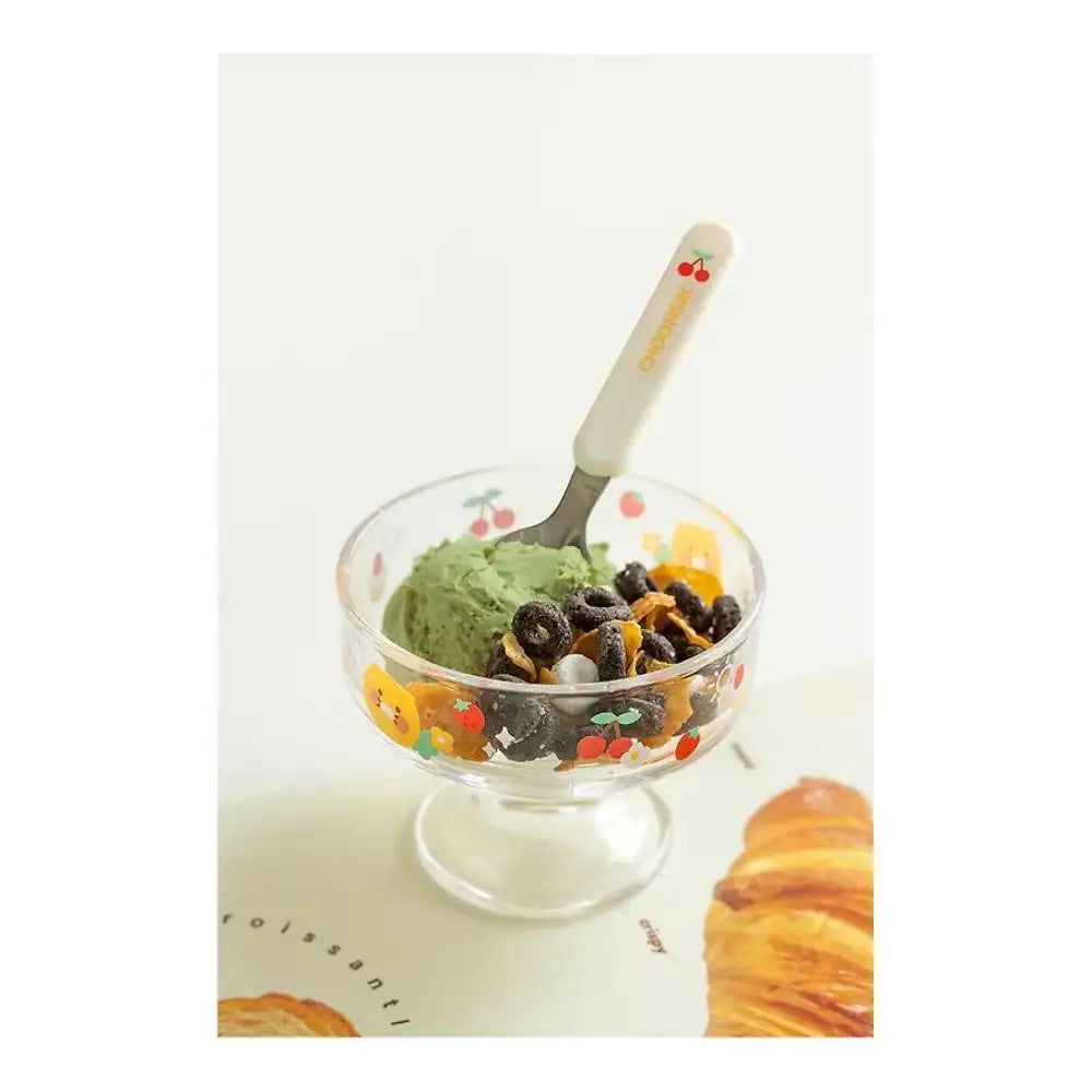 Kakao Friends - Choonsik Ice Cream Bowl & Spoon Set - Kakao Friends - Bowl - Harumio