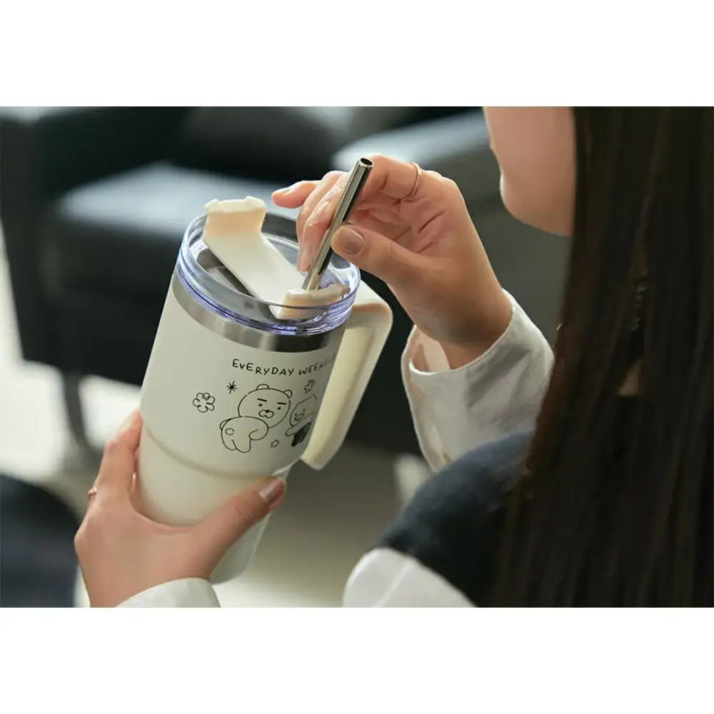 Kakao Friends - Doodle Doodle Ryan & Choonsik Mega Grip Tumbler - Kakao Friends - Home & Living, Accessories - Harumio
