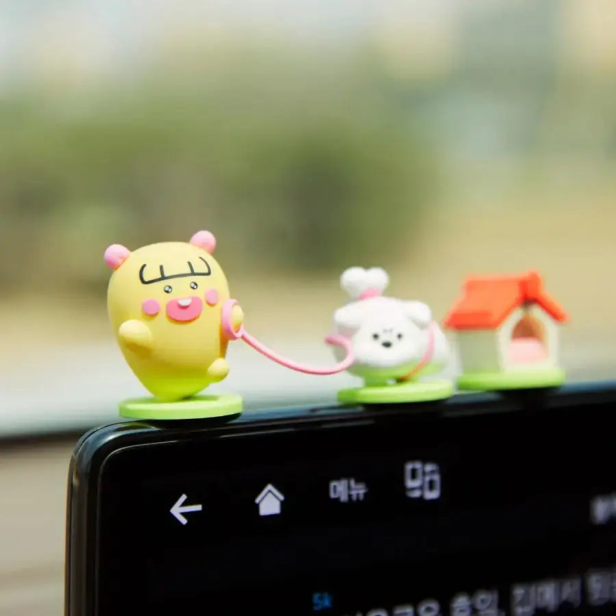 Kakao Friends - Chordy Vehicle Mini Deco Figure Set (Ppojjak-jjo) - Kakao Friends - Deco Figure - Harumio