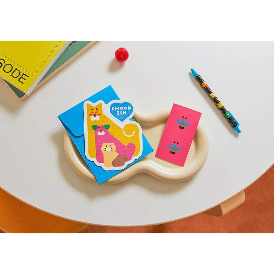 Daye Kim x Kakao Friends - Choonsik Card Set (Together) - Daye Kim x Kakao Friends - Card - Harumio