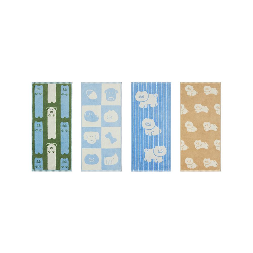 Kakao Friends - FRIENDAY Choonsik Face Towel 4-Piece Set