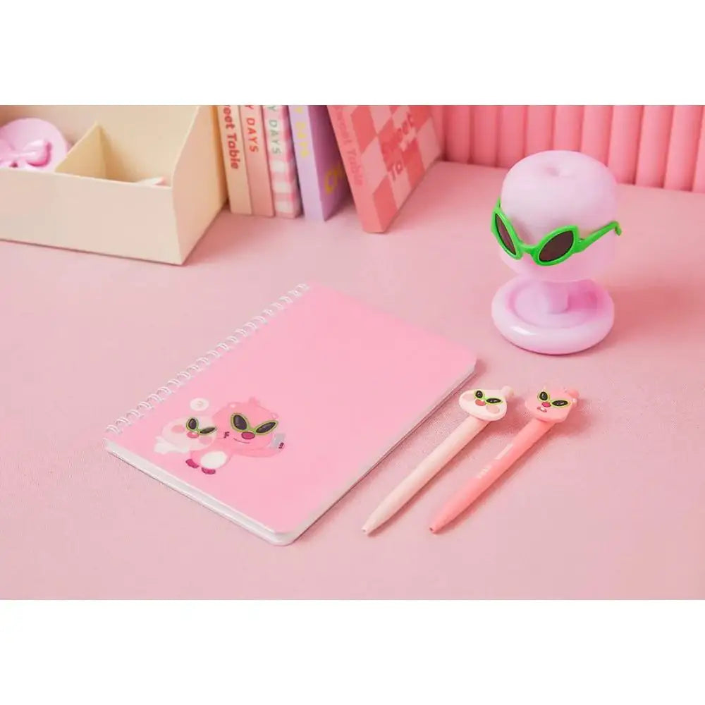 Kakao Friends x Zanmang Loopy - Apeach Note Pen Set - Kakao Friends x Zanmang Loopy - Stationery - Harumio