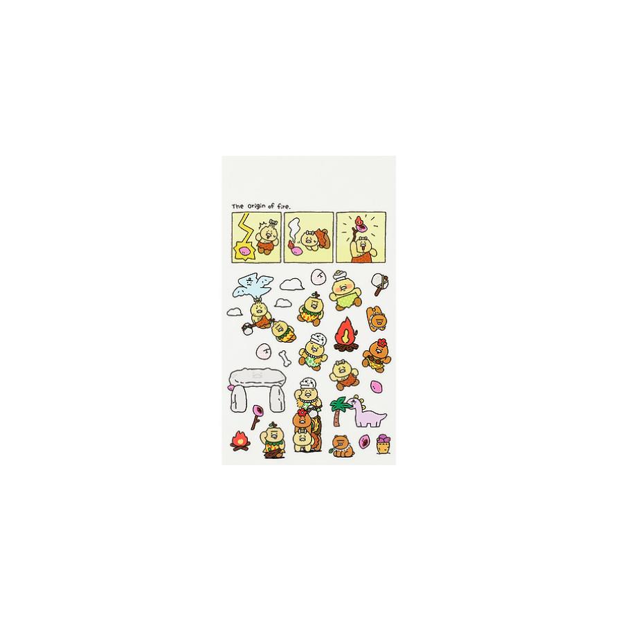Kakao Friends - WOOGA CHOON Transparent Sticker (Friends)