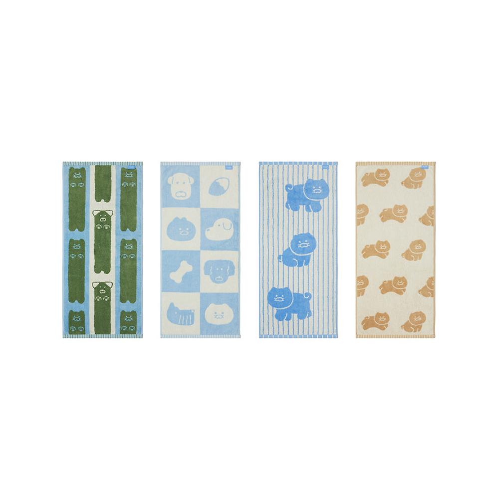Kakao Friends - FRIENDAY Choonsik Face Towel 4-Piece Set