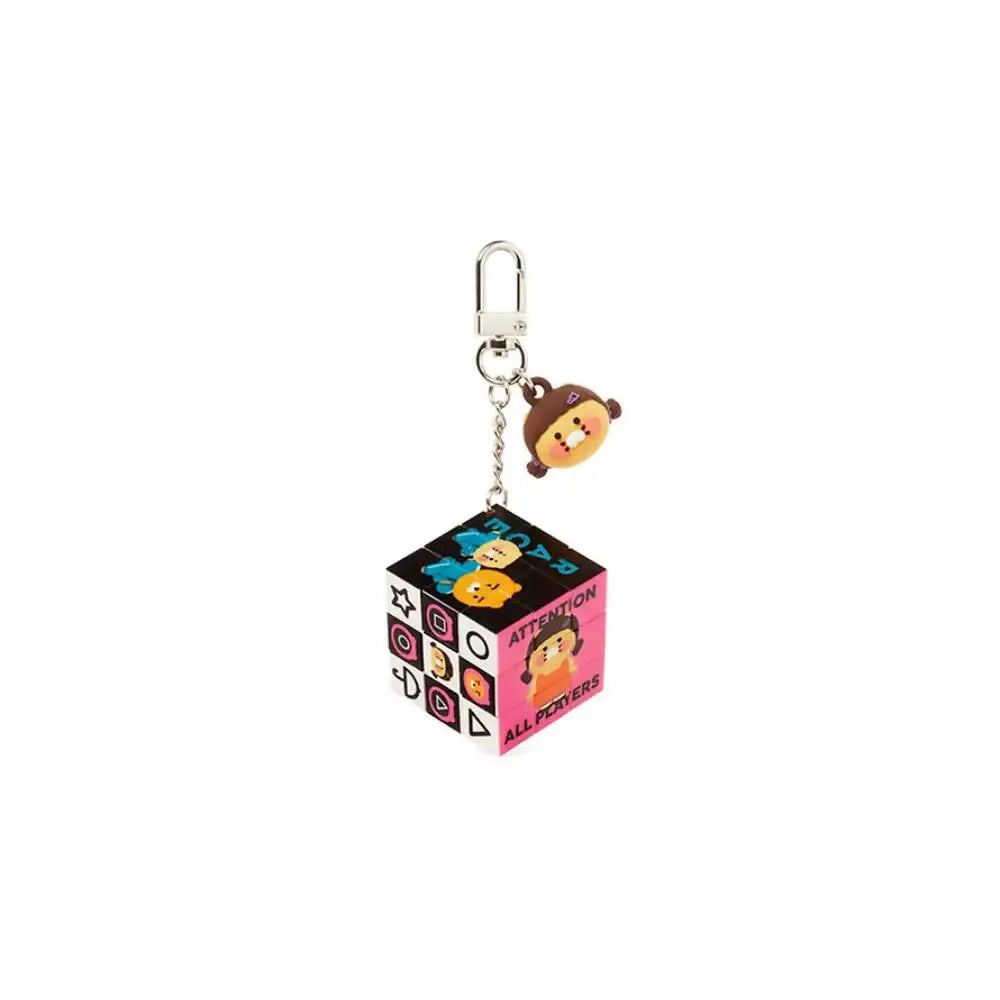 Netflix Squid Game 2 x Kakao Friends - Ryan & Choonsik Cube Keyring - Kakao Friends - Keyring - Harumio
