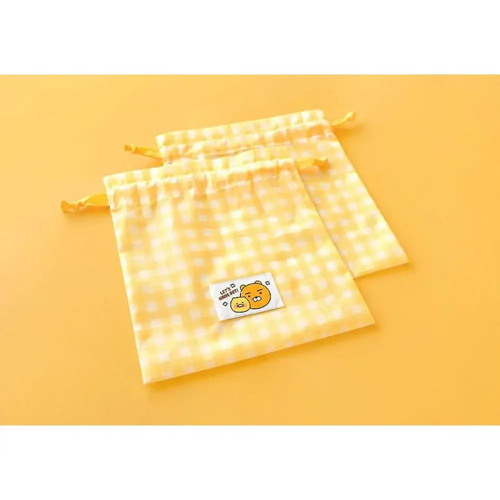 Kakao Friends - Ryan & Choonsik String Travel Pouch - Kakao Friends - Travel Pouch - Harumio