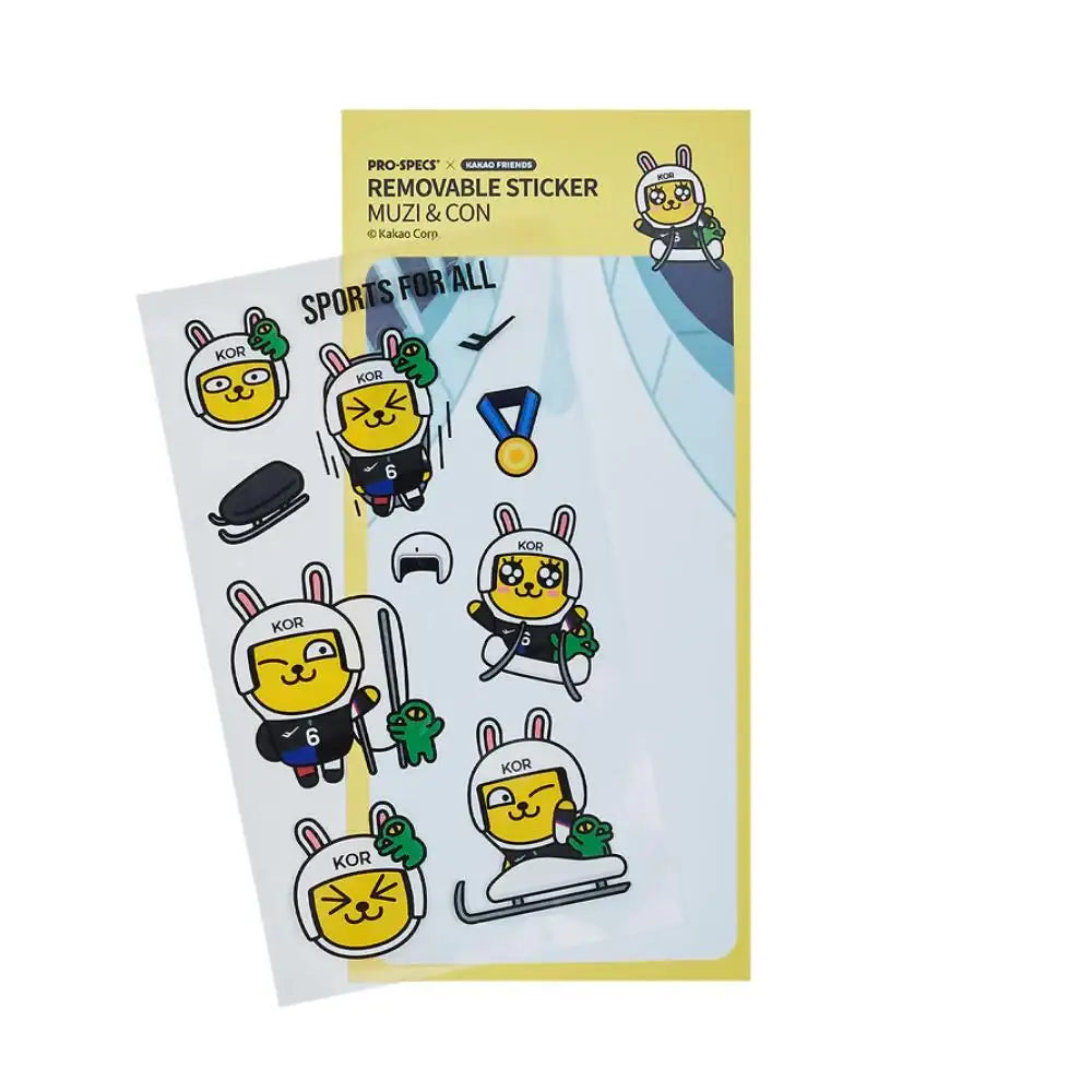 PRO-SPECS x Kakao Friends - Muzi & Con Removable Sticker - Kakao Friends - Sticker - Harumio