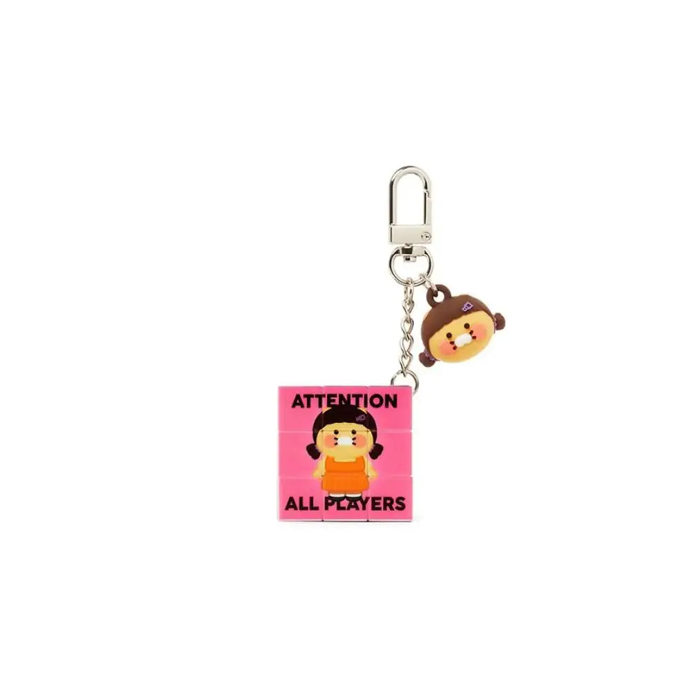 Netflix Squid Game 2 x Kakao Friends - Ryan & Choonsik Cube Keyring - Kakao Friends - Keyring - Harumio