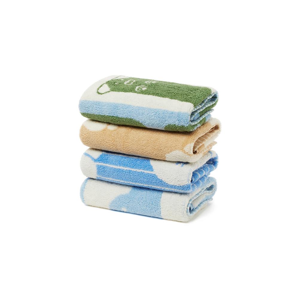 Kakao Friends - FRIENDAY Choonsik Face Towel 4-Piece Set