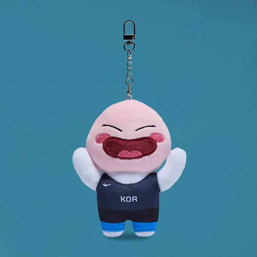 PRO-SPECS x Kakao Friends - Apeach Wrestling Doll Keyring - Kakao Friends - Keyring - Harumio