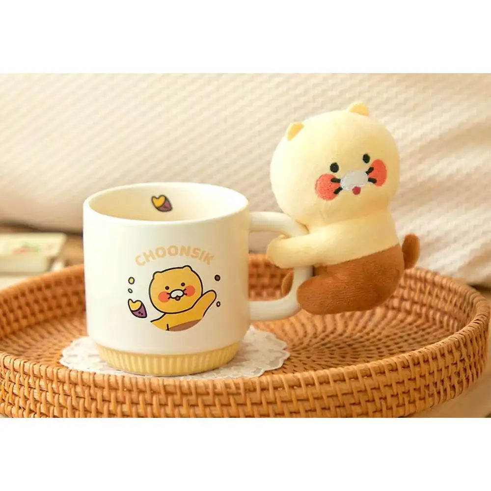 Kakao Friends - Choonsik Hug Mug & Doll Set - Kakao Friends - Mug - Harumio