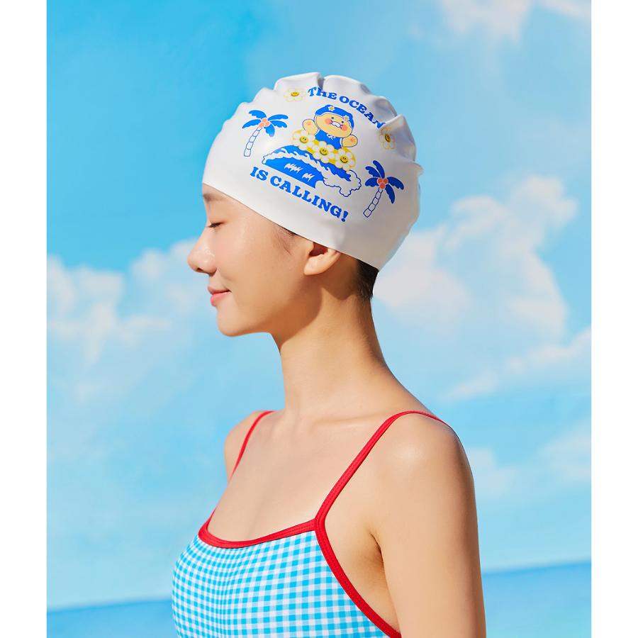 Wiggle Wiggle x Kakao Friends - Choonsik Swimming Cap - Wiggle Wiggle x Kakao Friends - Swimming Cap - Harumio