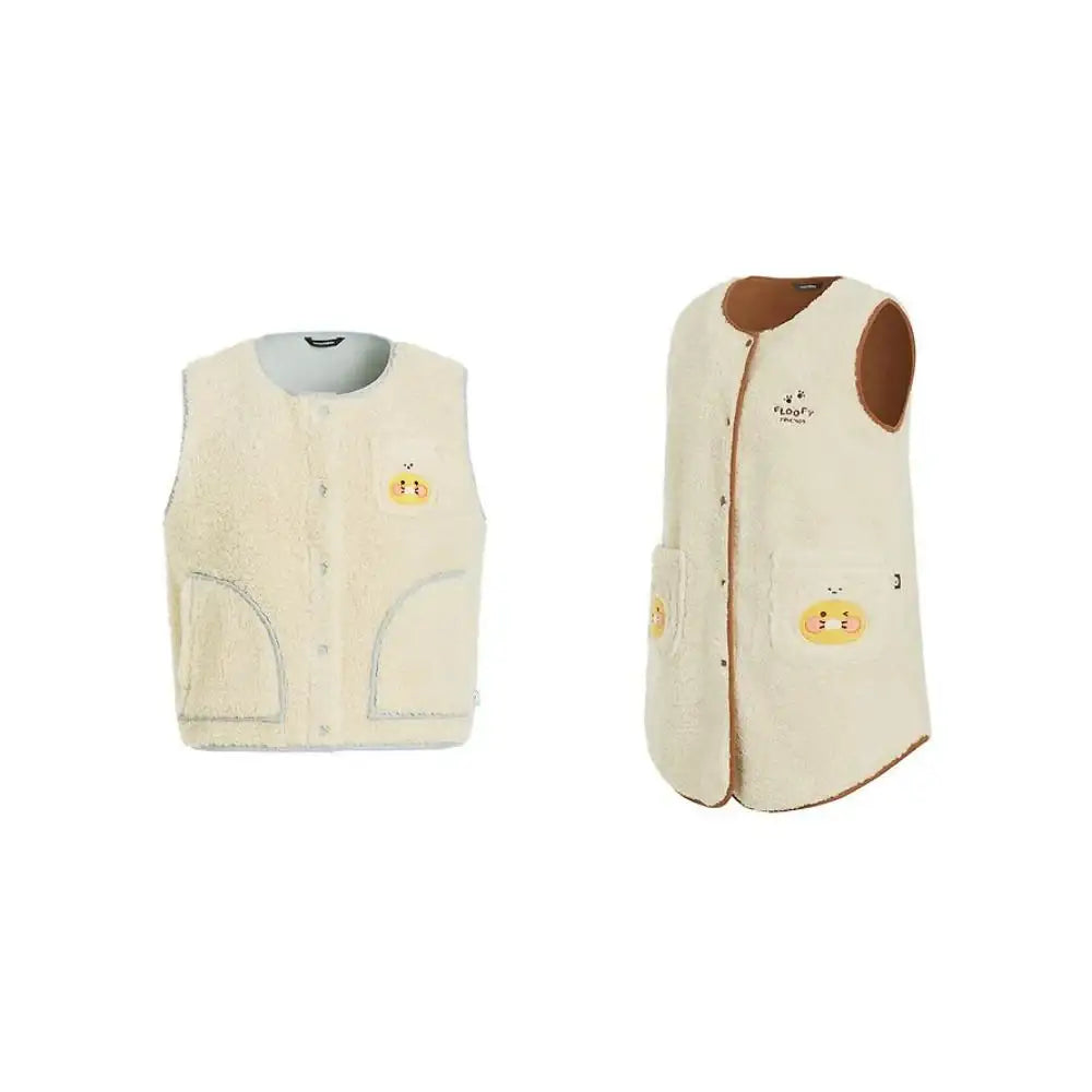 Kakao Friends - Floofy Friends Fleece Vest - Kakao Friends - Vest - Harumio