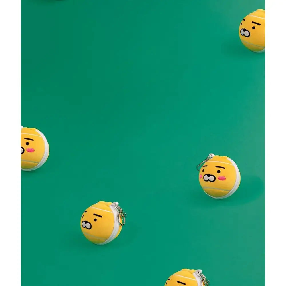 NASSAU x Kakao Friends - Face Tennis Ball Pouch Keyring - NASSAU x Kakao Friends - Keyring - Harumio