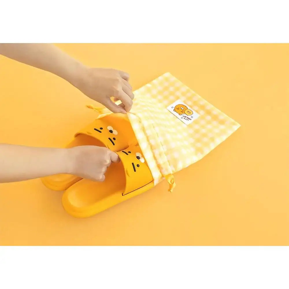 Kakao Friends - Ryan & Choonsik String Travel Pouch - Kakao Friends - Travel Pouch - Harumio