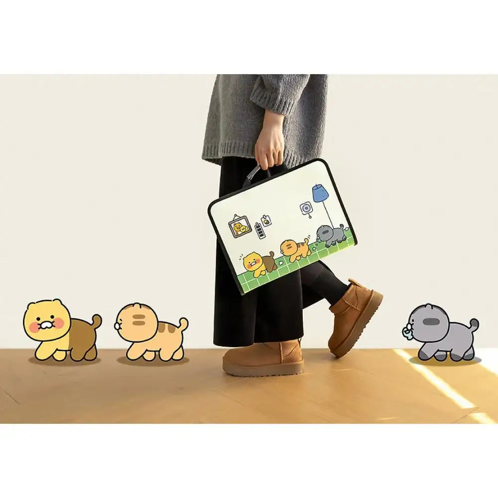 Kakao Friends - Choonsik Ordinary Handle Zipper File - Kakao Friends - Zipper File - Harumio