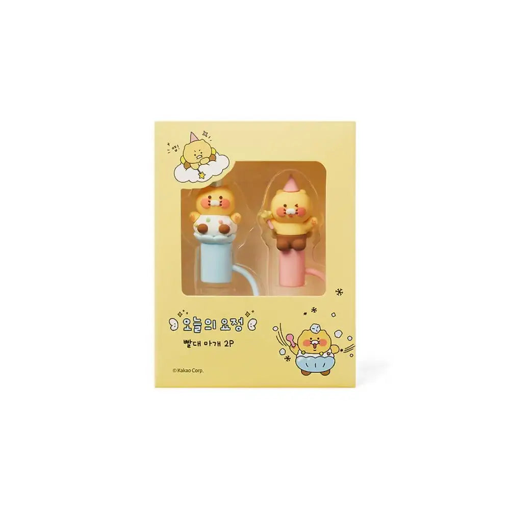 Kakao Friends - Today's Fairy Choonsik Tumbler Straw Stopper 2P Set - Kakao Friends - straw stopper - Harumio