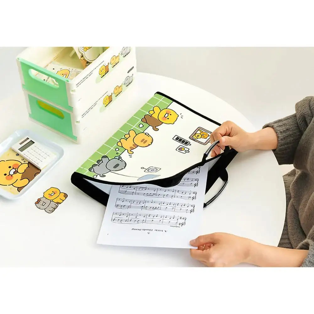Kakao Friends - Choonsik Ordinary Handle Zipper File - Kakao Friends - Zipper File - Harumio