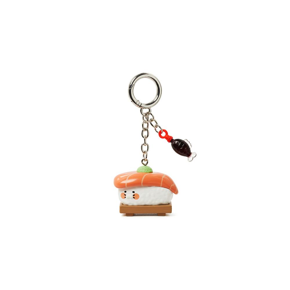 Kakao Friends - Chunsoo-san Salmon Sushi Figure Keychain (Choonsik)