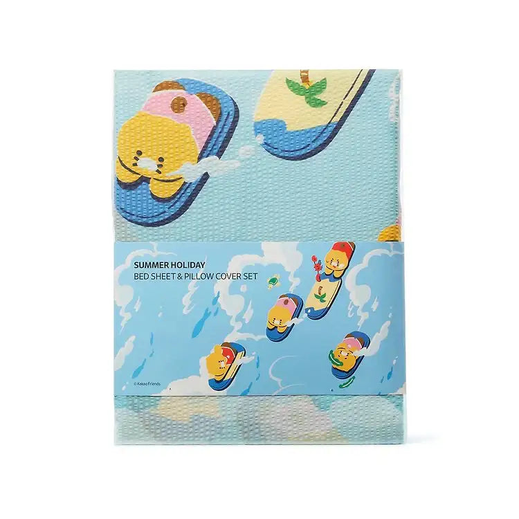 Kakao Friends - Choonsik Summer Holiday Single Bed and Pillow Cover Set - Kakao Friends - Duvet - Harumio