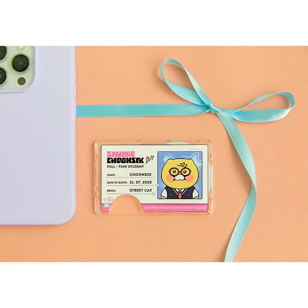 Kakao Friends - Savage Choonsik MagSafe Cardholder Student ID Card - Kakao Friends - Student ID Cardholder - Harumio