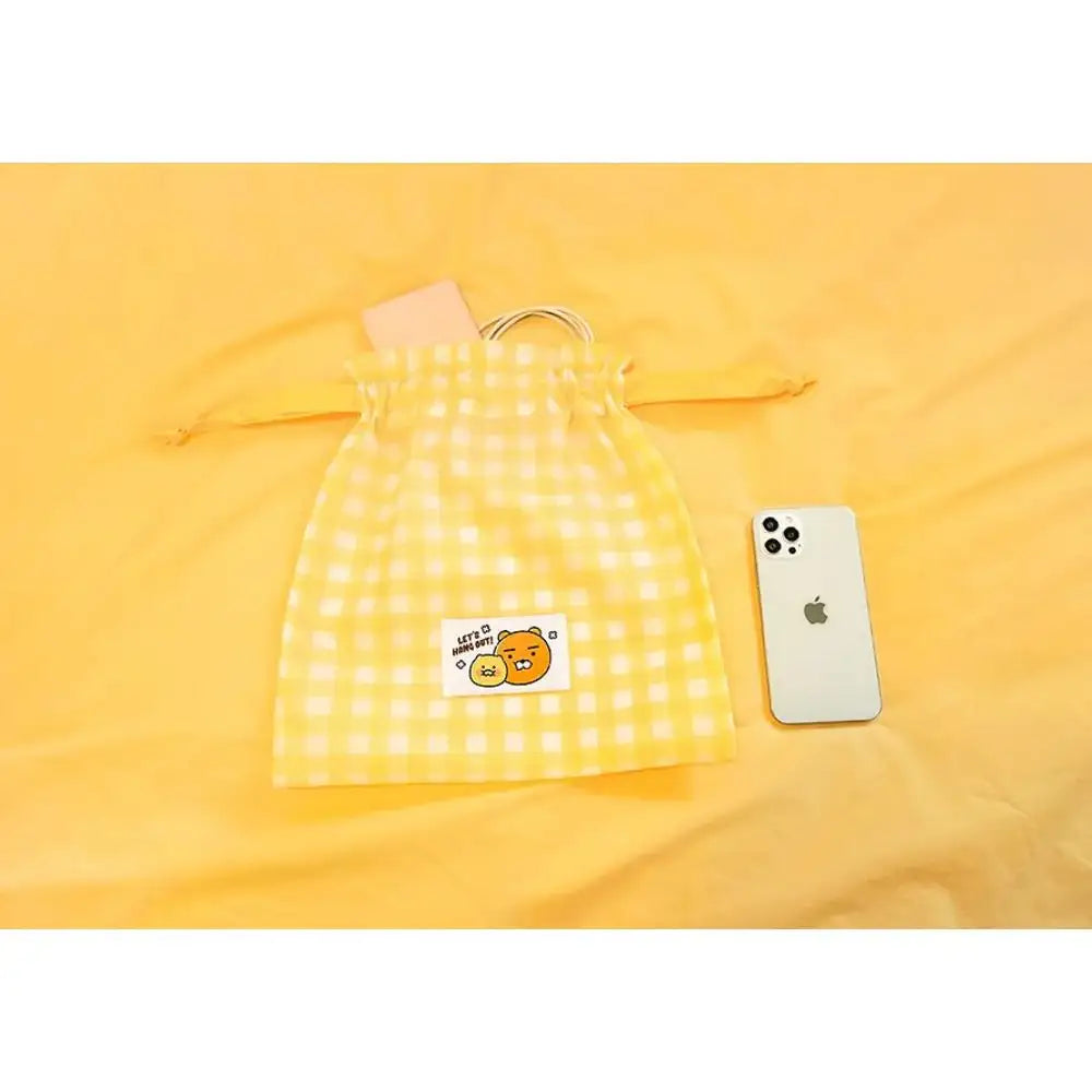 Kakao Friends - Ryan & Choonsik String Travel Pouch - Kakao Friends - Travel Pouch - Harumio